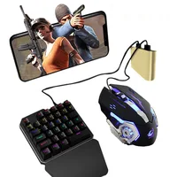 

Auto-counteracting recoil force using mouse and keyboard play mobile game controller adaptor for pubg android and iOS