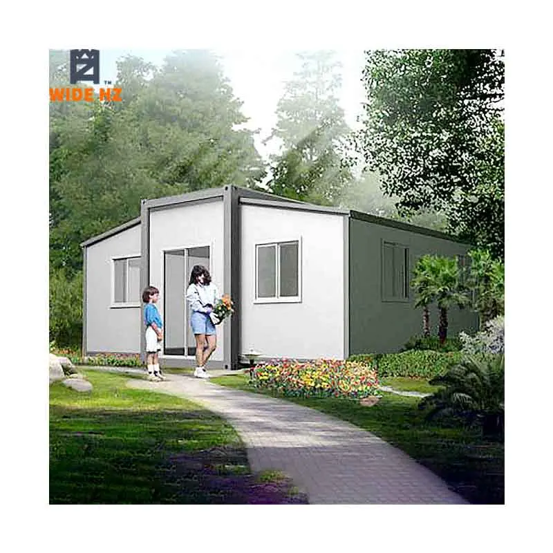 
Prefab 2 bedroom 3 bedroom modular folding office customized prefabricated luxury living expandable container house 