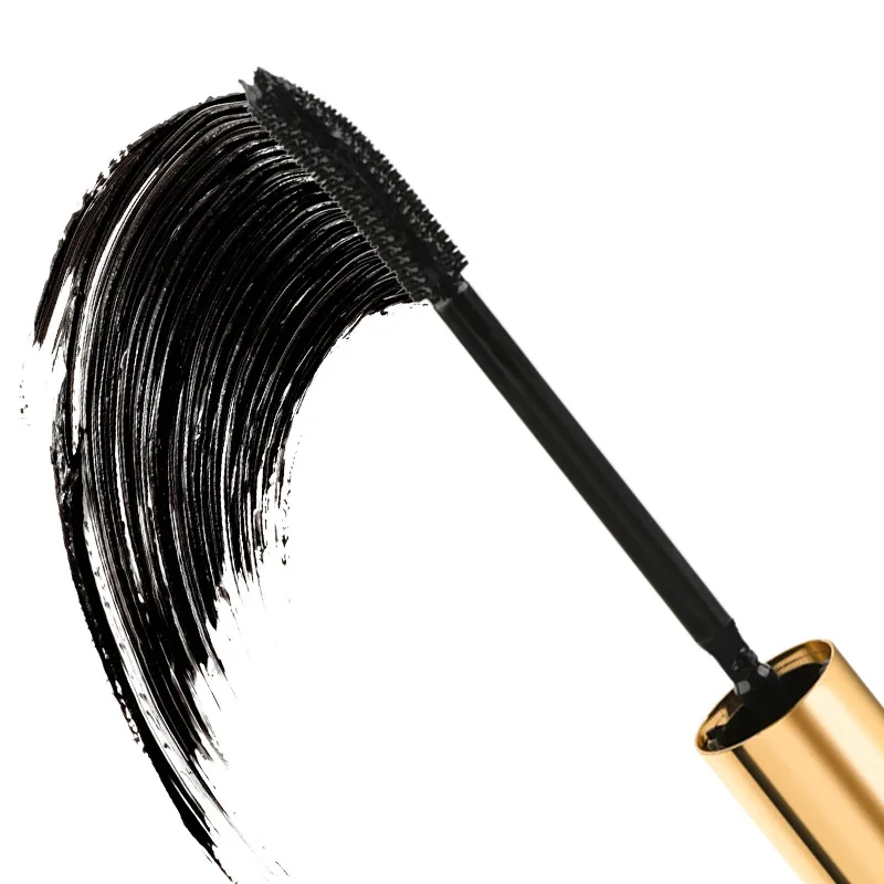 

Best Waterproof long lasting Volumizing Mascara Lengthening 3D Eyelash Mascara Gold Tube, Balck