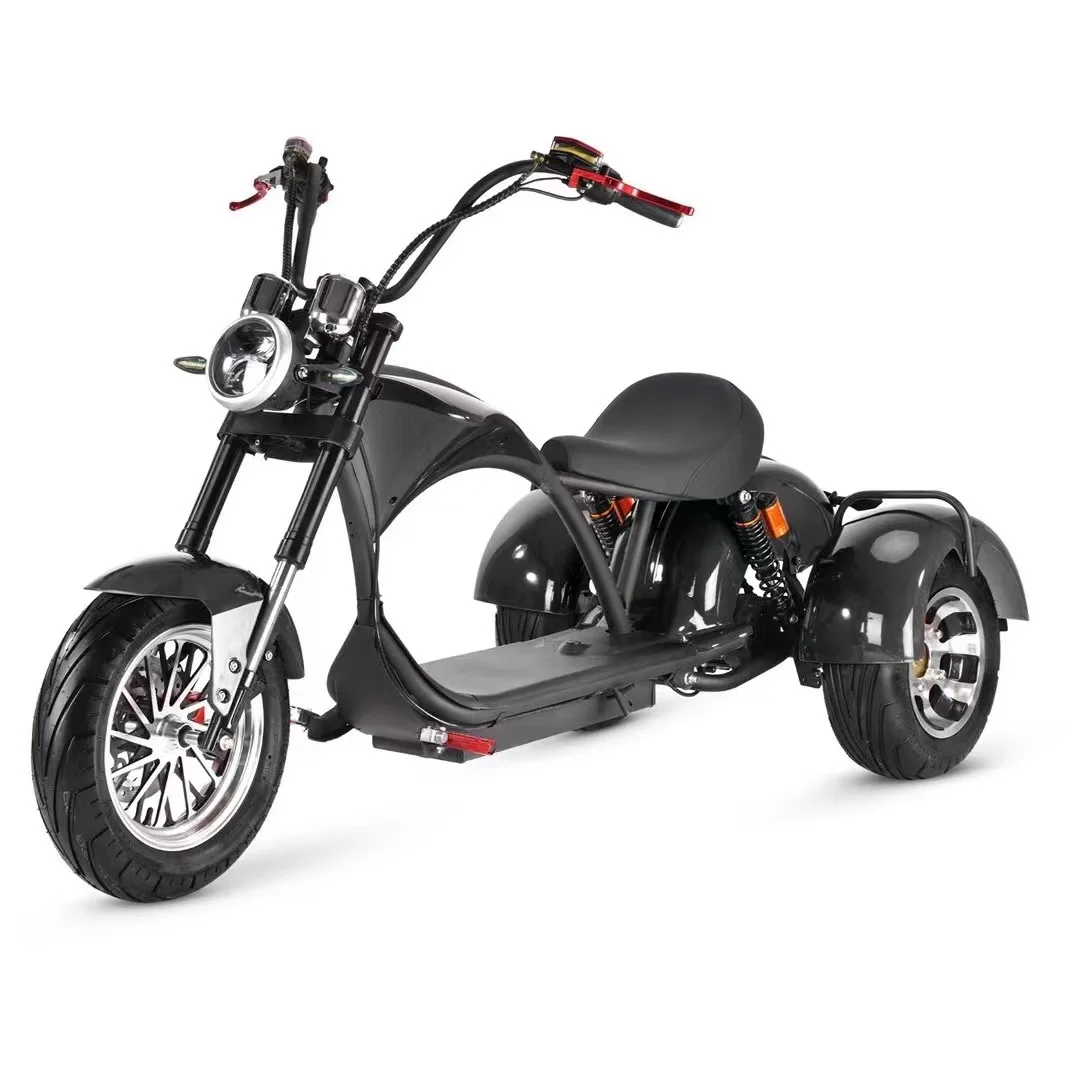 Chopper Trikes Three 3 Wheels Motorcycle Electric Citycoco 2021 2000W 20Ah Battery EEC COC