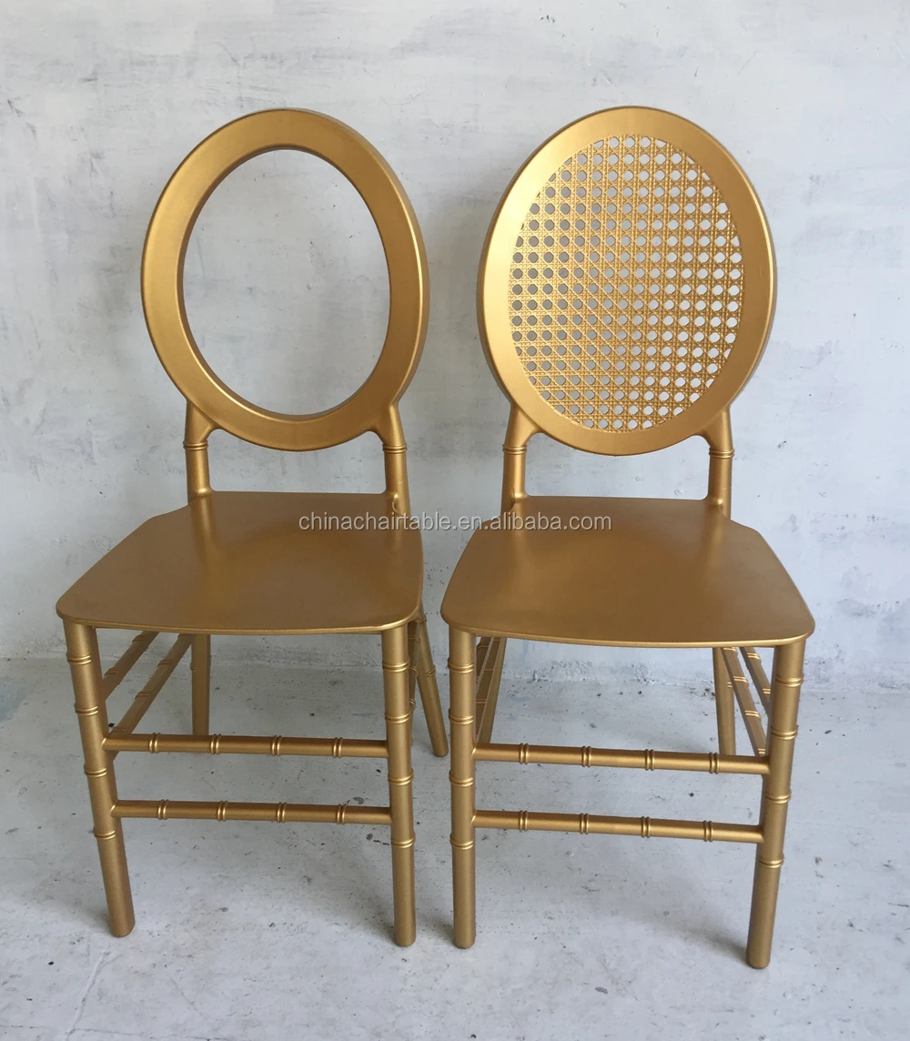 Popular Acrylic Plastic Wedding Gold Chair For Banquet Rental Buy