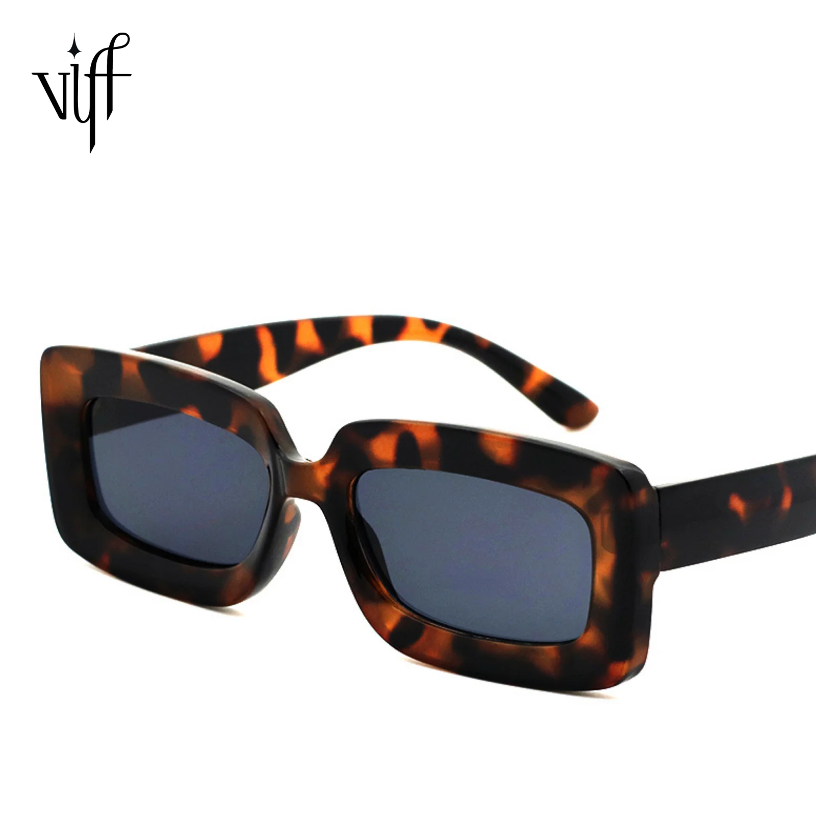 

VIFF HP20901 Custom Eyewear Designier Manufacturer Men Women Glasses River Frame Shades Fashion Ladies Leopard Sunglasses 2021
