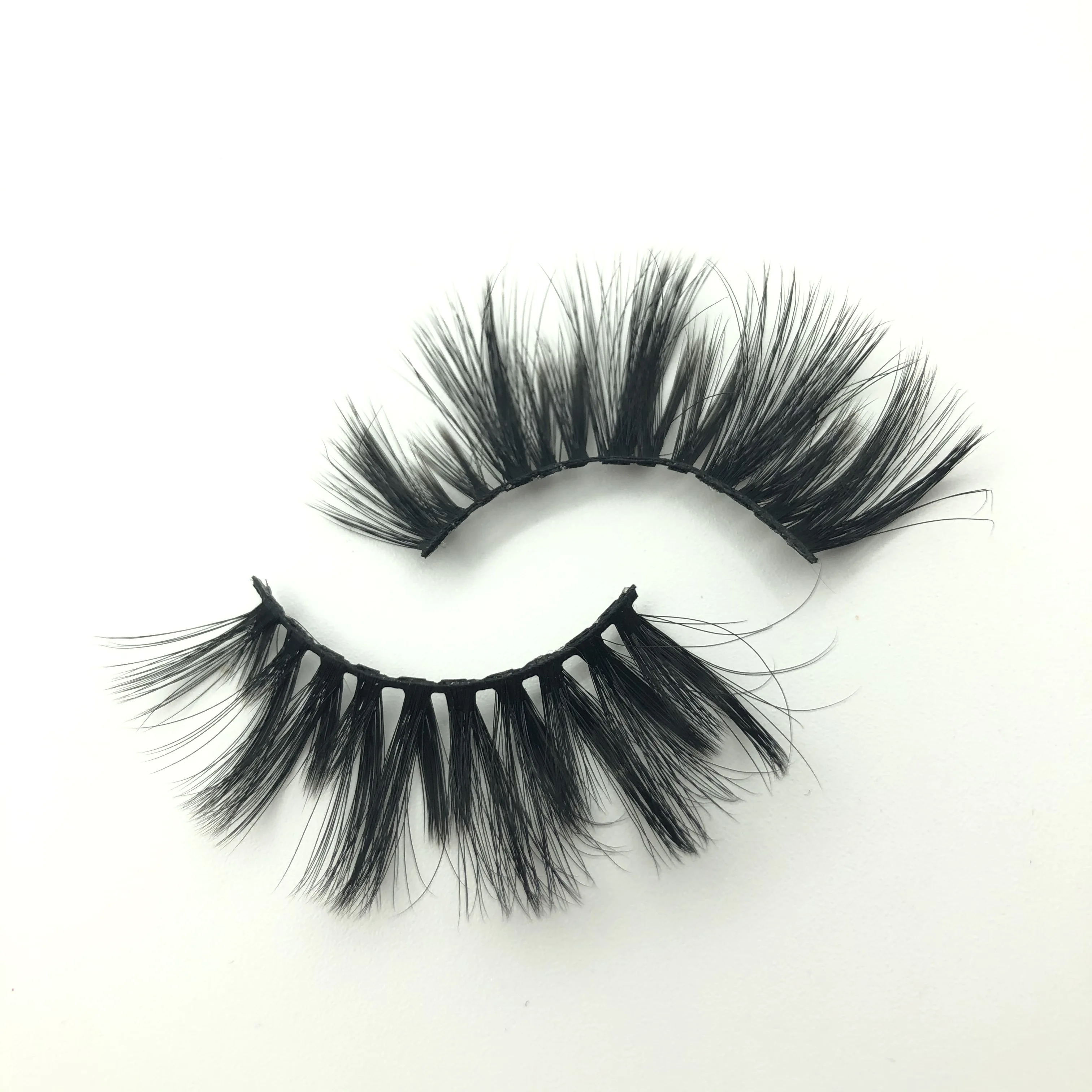 

2021 new arrivals wholesale 3D 5D fluffy faux mink eyelashes private label custom silk lashes boxes, Black color