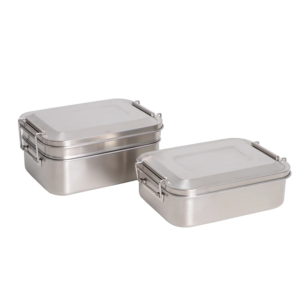 

Japanese style stainless steel 304 tiffin lunch box 18/8 bento box food grade multilayers lunch box for Kids and Adults, Customized color