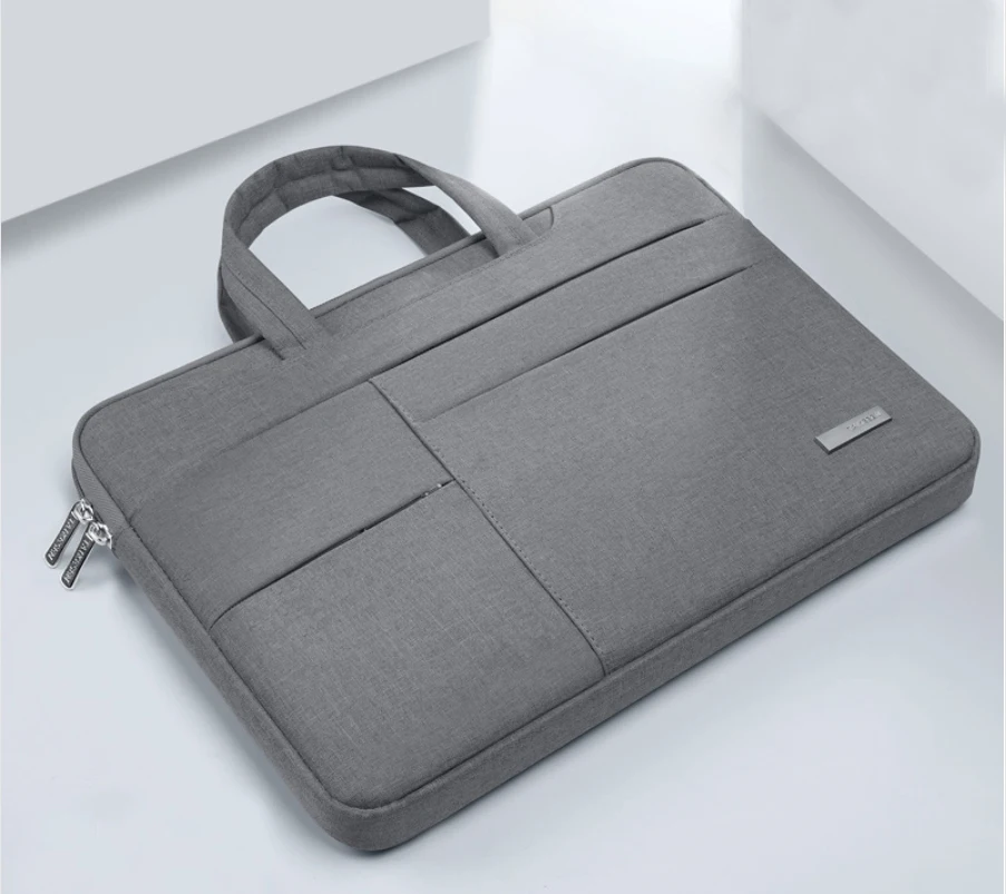 

Thin section Laptop bag for Apple notebook and other macbook,15.6",male/female,Simple Style,Dark Gray