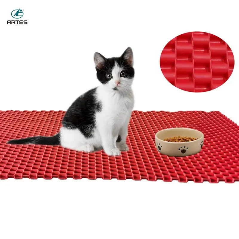 

Scatter Control Premium Durable Easy Clean Waterproof Urine Proof Soft on Paws Pet Accessories Cat Litter Mat pet mat, Customer requirements