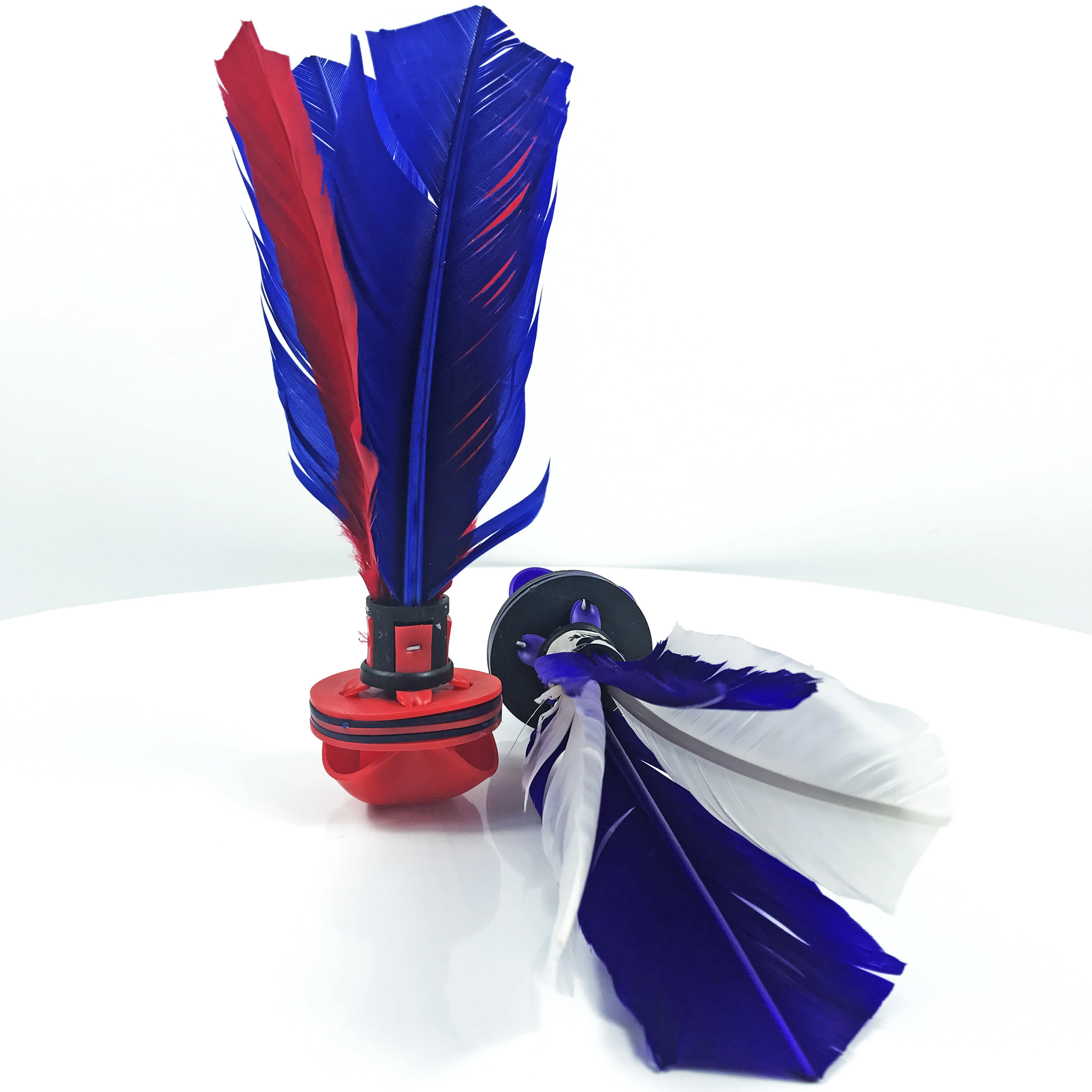 
Customized Cheap Bouncy Colorful Feathers Kick Shuttlecocks Funny Foot Chinese Jianzi 