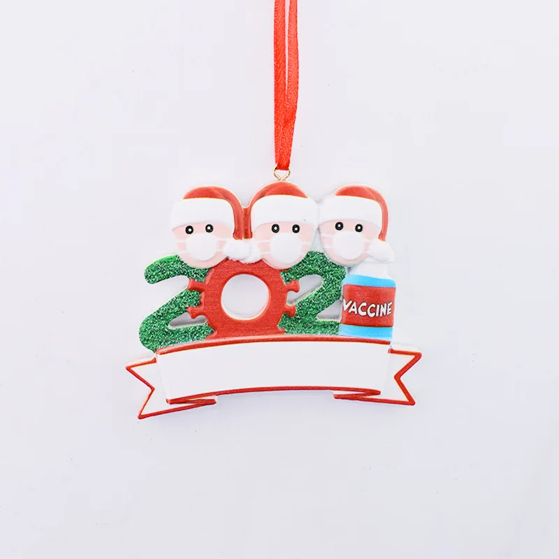 

Good Quality Christmas Ornament Diy Name Face Snowman Christmas Tree Festival Hanging Pendant Blessing Ornaments, As picture