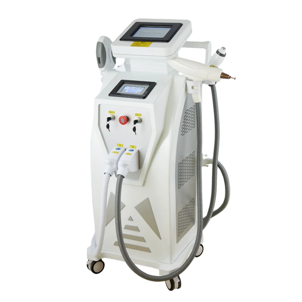 

Hot-Selling 4 in 1 skin tightening korea shr+ipl+rf hair removal nd yag laser tattoo removal skin rejuvenation beauty machine