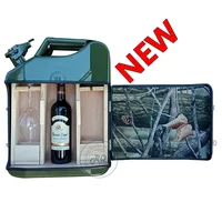 

2019 New 20L military green wine cooler trolley RETRO luggage case bag box sets ice chest jerrycan cooler