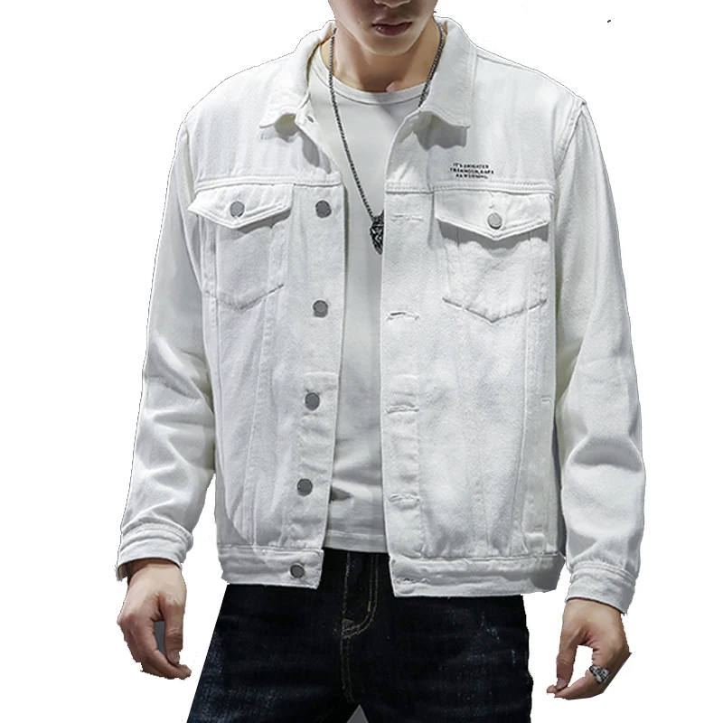 

2021 The New Fashion Style Men Clothes Plus Size Coats Jean Jacket big and tall Denim jacket men