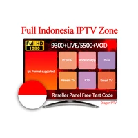 

1 months 3months Indonesia Hot Sell Best 56+Live/5500+Vod With Full HD Good Vision IPTV Reseler Panel m3u trial free test code