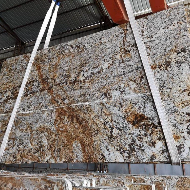 Imported Brazil Golden Persa Granite For Countertop High End