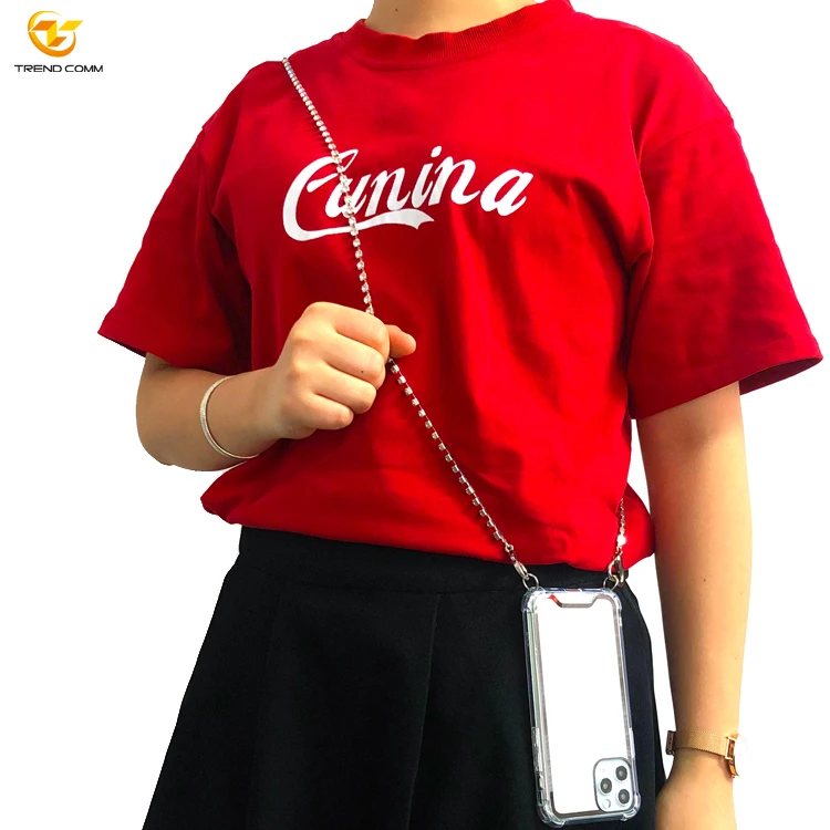 

Luxury Clear Heart-shaped Crystal Detachable Crossbody Cell Phone Case