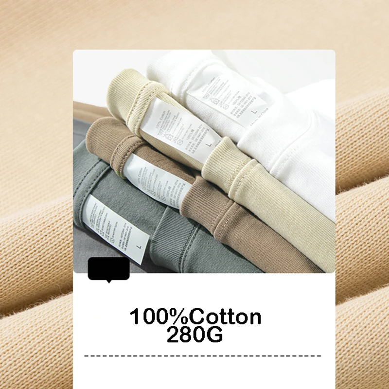 

China Manufacturer Fit Plain 280gsm 100% Cotton Custom Logo High Quality Oversized Blank T shirt For Men