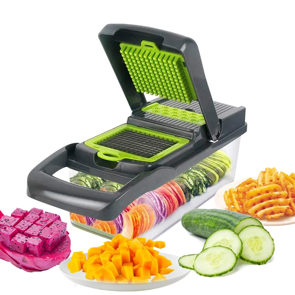 

Hot Sale 12 In 1 Vegetable Mandoline Slicer Food Veggie Chopper Newest