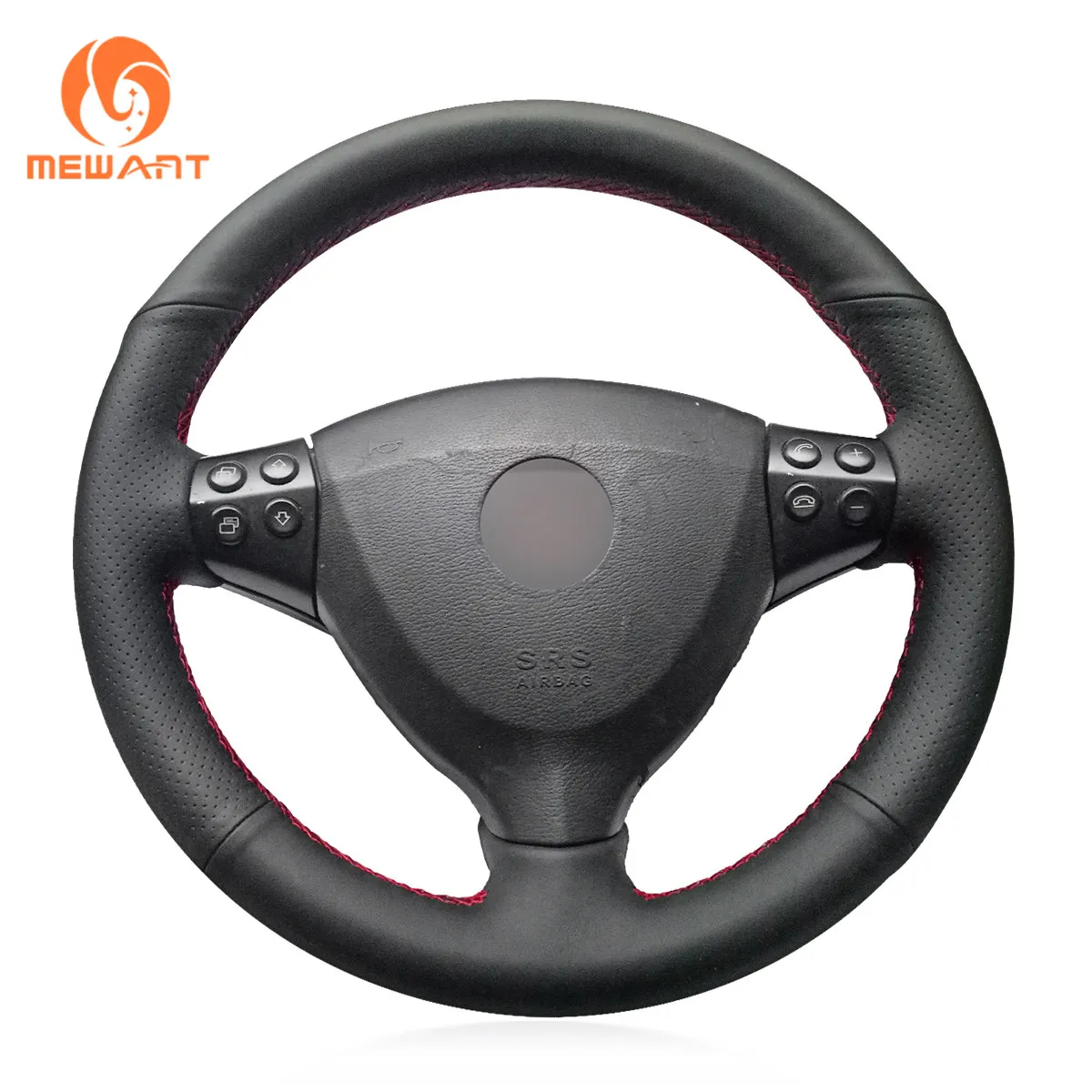 

Best Price Personalize Black Artificial Leather Custom Steering Wheel Cover For Mercedes-Benz A-Class A160 A180 2004-2012