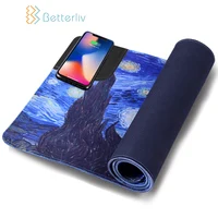 

15W Fast Charger Wireless Charging Blank Sublimation Mouse Pad Gaming Mousepad