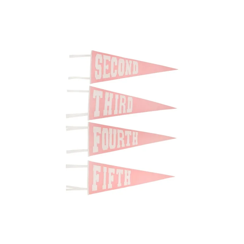 we can print logo on it felt pennant for home decoration