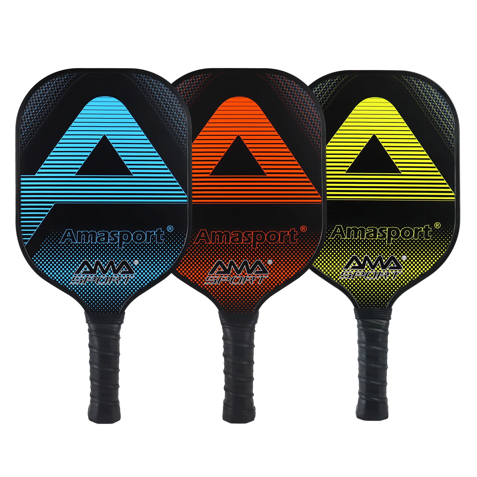 

AMA SPORT Ready to ship Cheap Price High Quality Suitable for Sets Carbon Fiber USAPA Pickleball Paddle