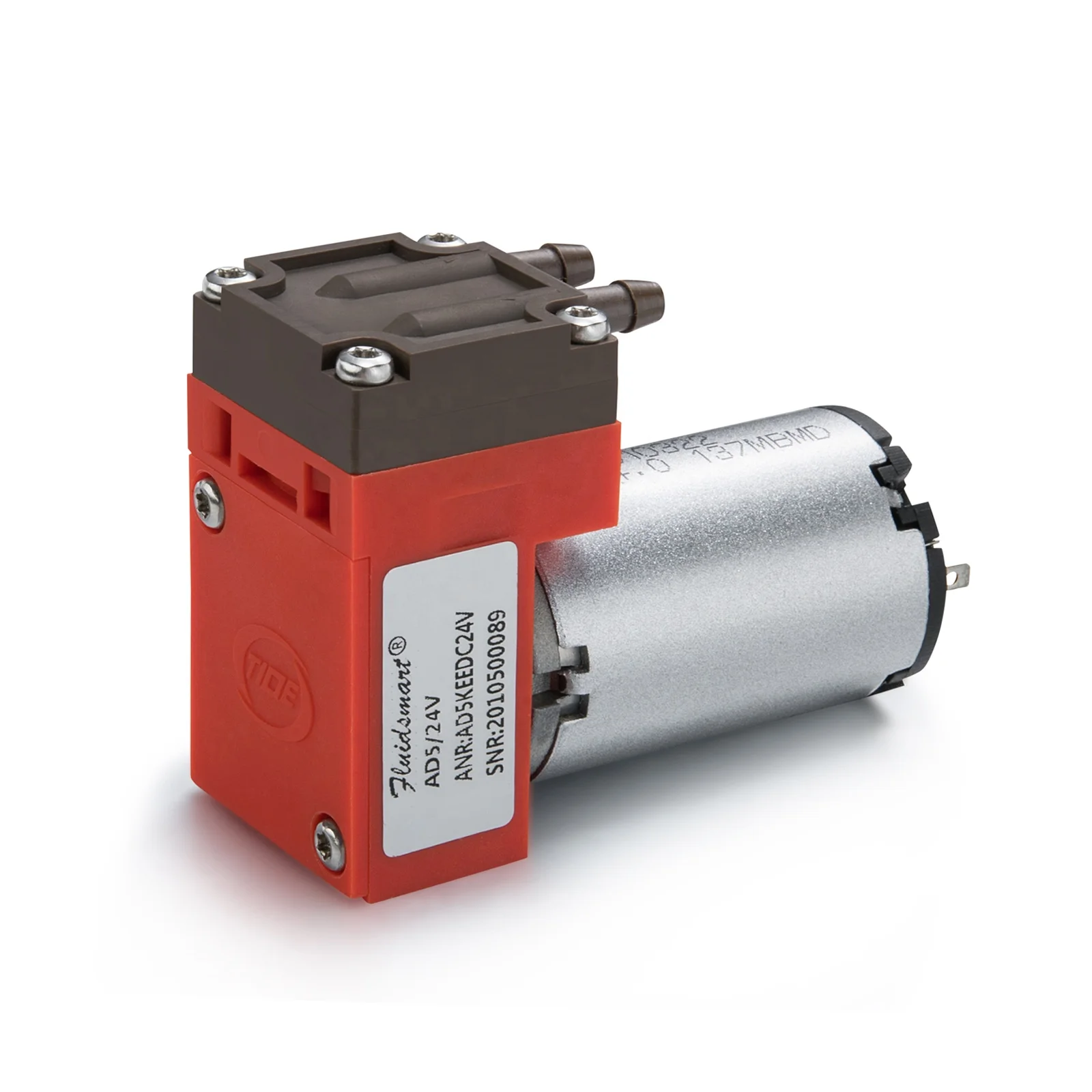 Silent 12V Dc Brush Motor Mini Vacuum Pump air Sampling Pump Oilless Micro Diaphragm Pump for Armarium Medical Equipment