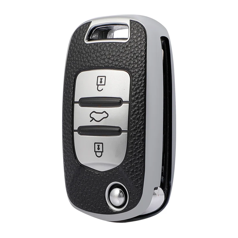 

Car Remote Key Cover TPU Holder Leather Case Accessories Keychain Shell Bag for Baojun e100 e200 530 510 310w 560 730 630
