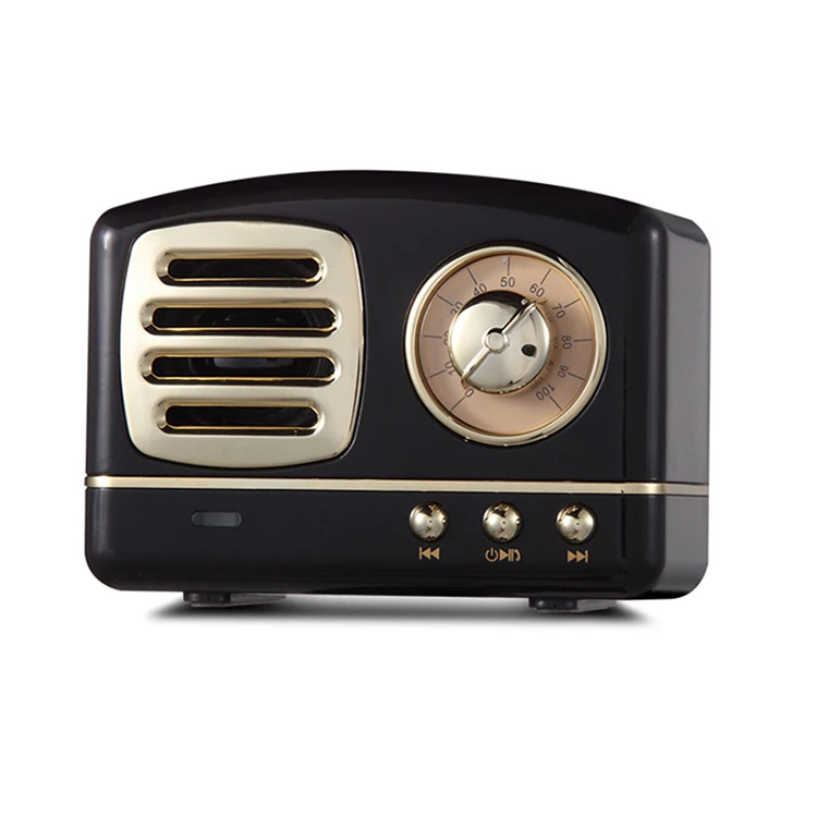 

New design promotional gifts classical retro radio portable vintage style wireless wireless speaker