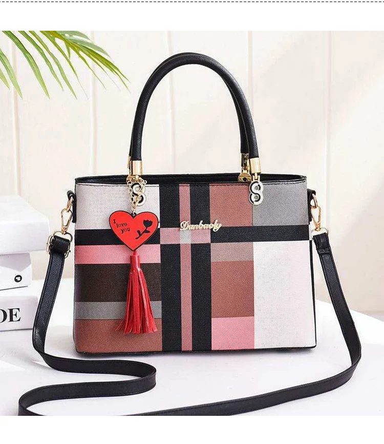 Latest Style New Fashion Multi Color Handbag Trendy Ladies Handbags ...