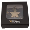 Black color small paper box window cardboard paper box