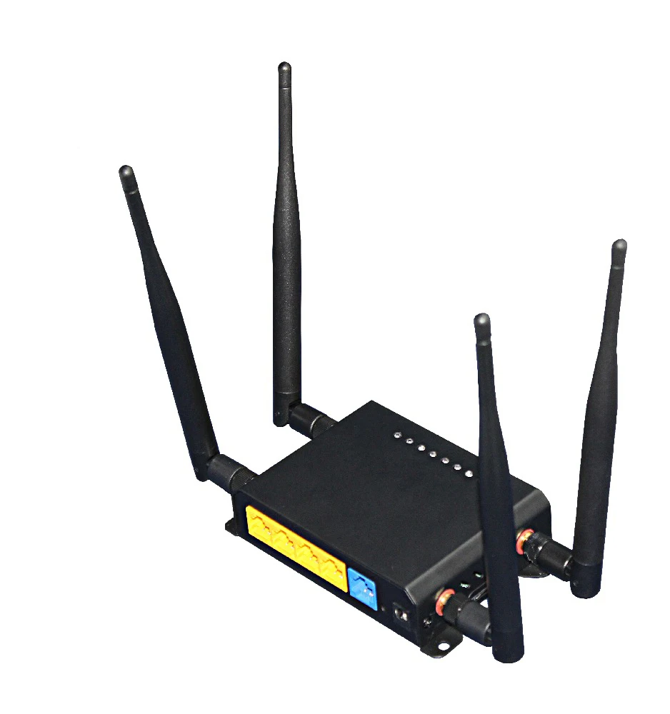 

Factory direct sell openwrt 4g lte 3g wifi router for buses, Black