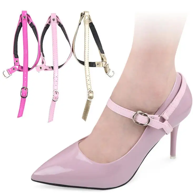 

Adjustable High Heels Anti Slip Shoe Strings Ankle Shoelace No-Tie Shoelaces String Lock-Straps Shoe Straps To Hold Loose F0107