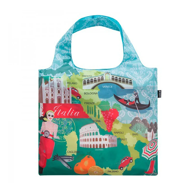 

Shoulder Fashion Travel And Convenient Environmental Protection Shopping Bag Storage Folding Light Weight Roll Bag, 8 color