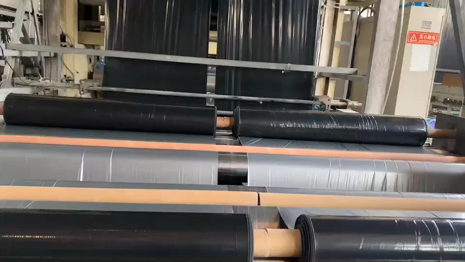 Custom Perforated Mulching For Strawberry Planting Agriculture Black