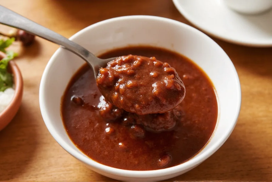 Mole Sauce in a Bowl