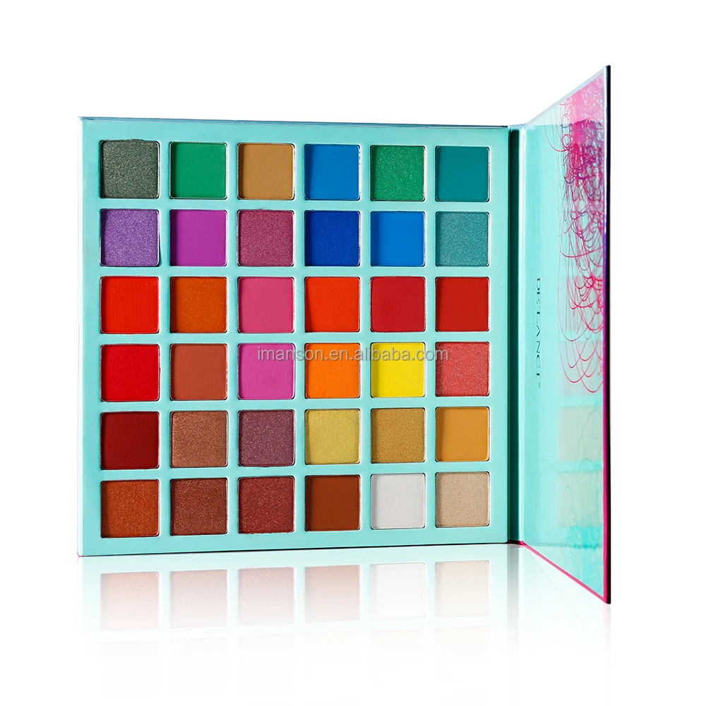 

2021 Custom 36 Color Pigmented Custom Eyeshadow Palette