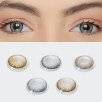 

Freshgo PRO High Quality Khaki Indian Crystal Colored Contact Lenses Circle Soft Contact Lens for Big Eye Cosmetic Sample