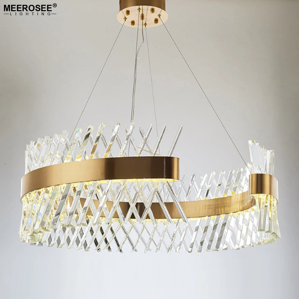 MEEROSEE Chandelier Crystal New Pendant Lighting Chandelier Modern Luxury Chandelier MD86700