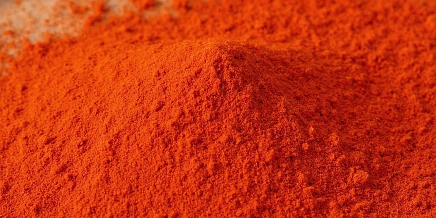Cocktail glass rimmed with paprika
