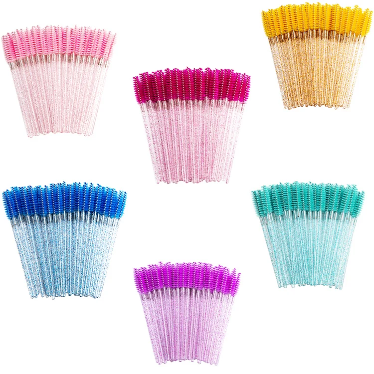 

50pcs Mascara Eyelash Brush Disposable Makeup Tools Eyelash Extension Brushes