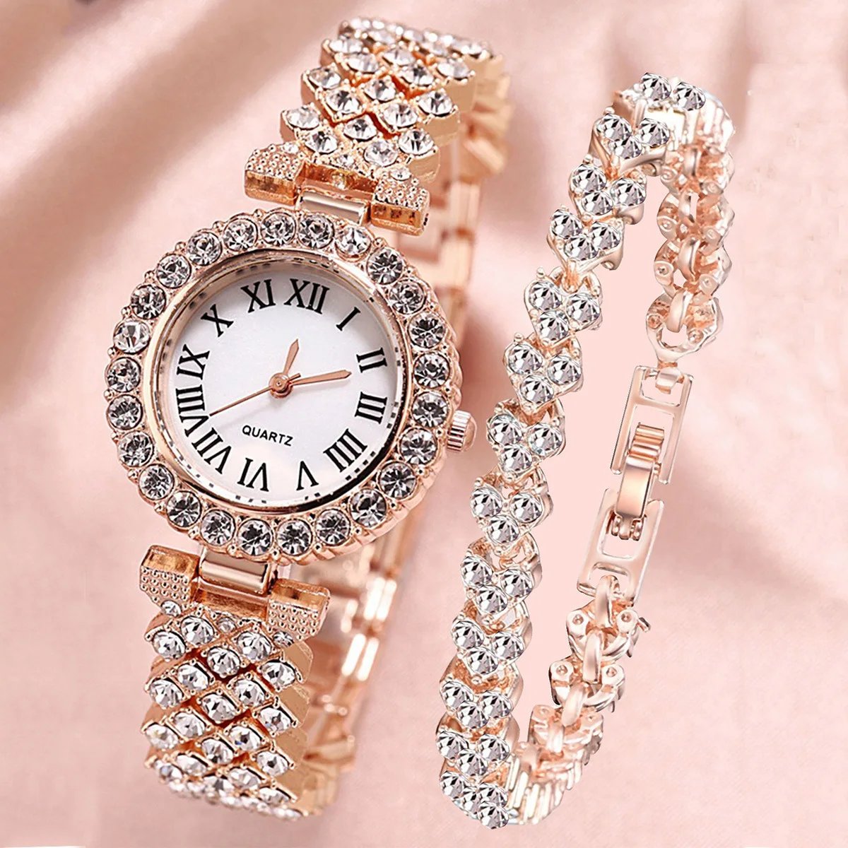 

M1016 Luxury Women Watch Quartz Lady Bracelet Watch Gold Factory Drop Shipping Full Diamond Watch