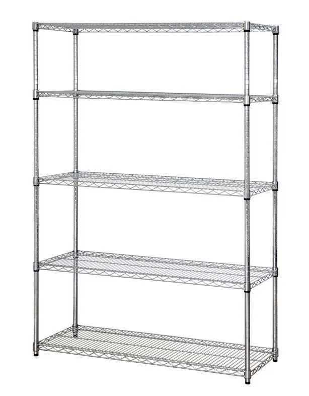 

14" x 30" x 72" Commercial Wire Display Rack 5 Tier Adjustable Stainless Steel Metal Wire Shelf Rack, Customized