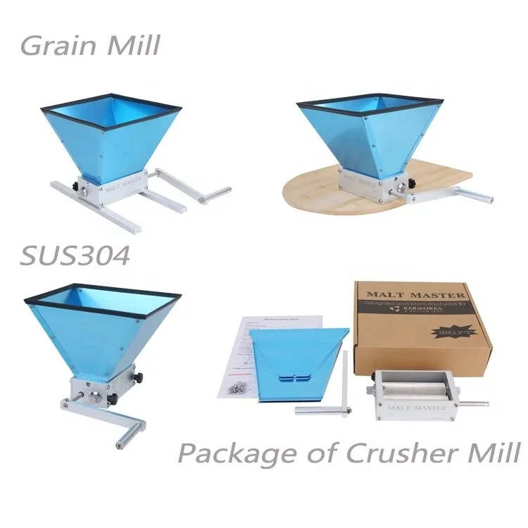 
Homebrew 2 Roller Grain Mill Malt Mill  (62249985636)