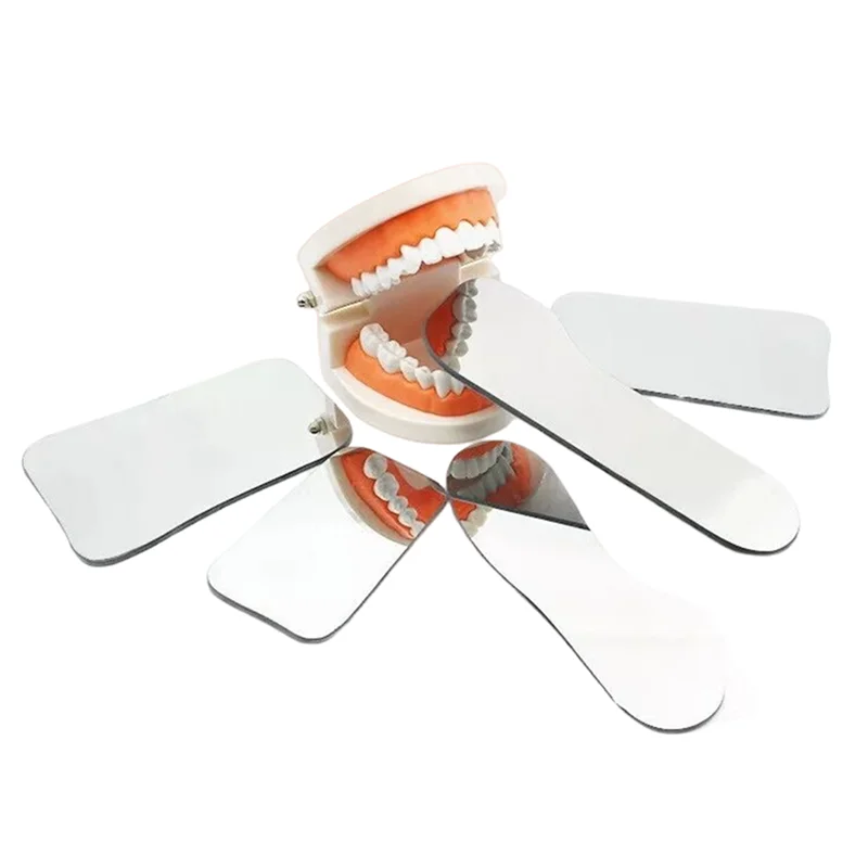 5Pc/Set Dental Orthodontic Mirrors Intraoral Mouth Mirror  Reflector Photographic Glass Double-Sided Mirrors Dental Tools