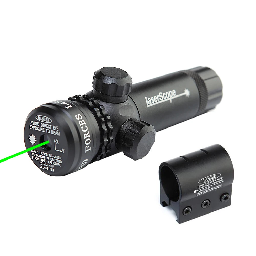 

spina optics mira scope bore sighte Green Laser Sight with point switch for hunting airsoft airgun gun, Black matt