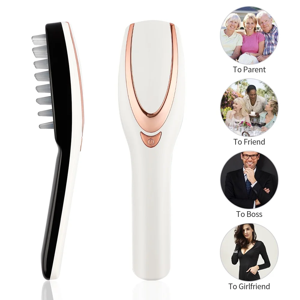 

Hair Scalp Massager Comb, 3 IN 1 Head Scratcher Massager Scalp Stress Relax Scalp Brush Comb for Women Men, White