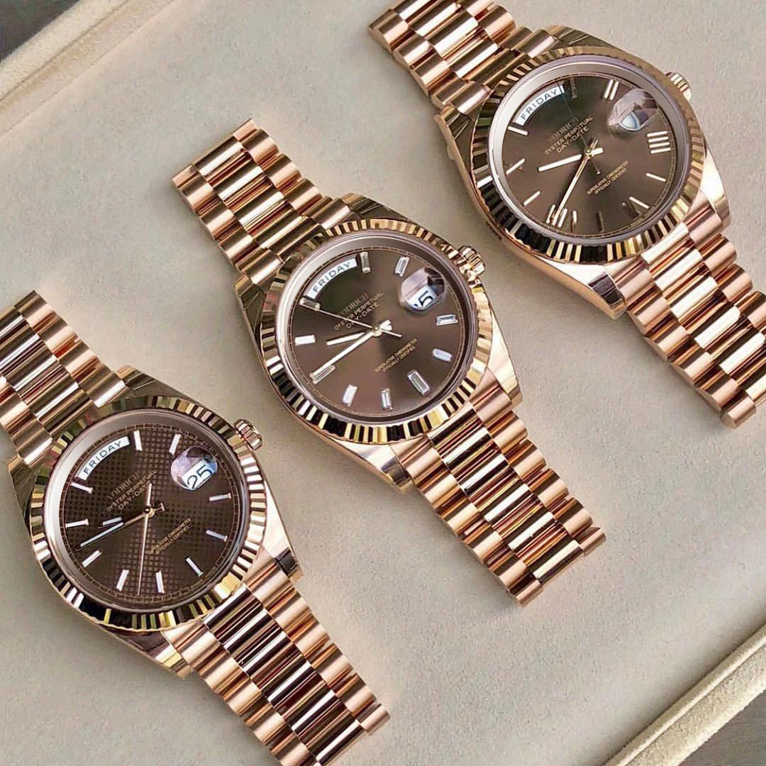 

Private brand high-end men's business casual strip nail steel belt dual calendar micro-waterproof outdoor quartz watch