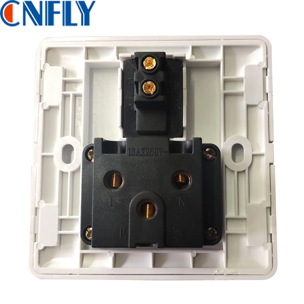 Bs Standard 13a 15a Uk Wall Switch Socket With Neon - Buy Switch Socket ...