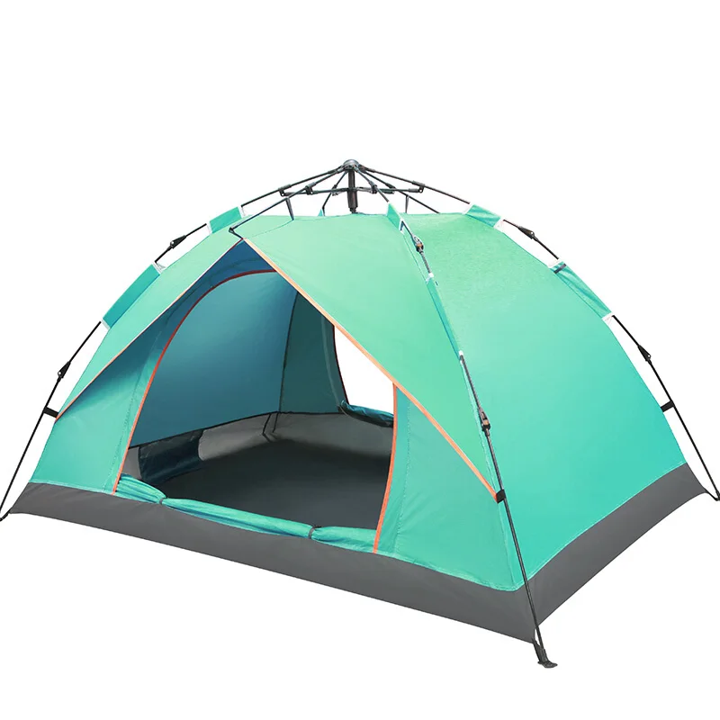 

folding automatic tent for 3-4 person family Beach park tents camping outdoor waterproof