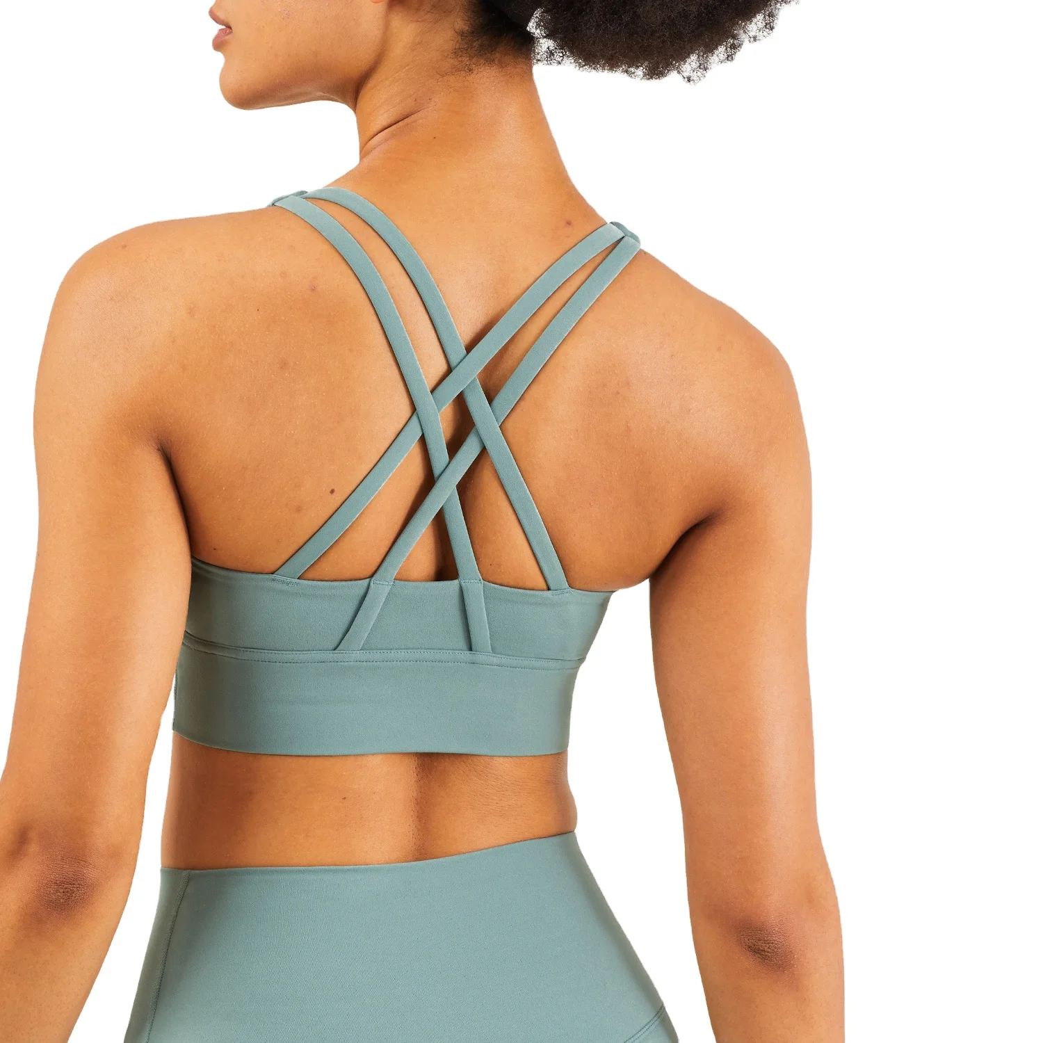

Apparel Gym Wear Yoga Top Cross Back Sports Bras Sexy High Impact Fitness Sports Bra, Customized colors