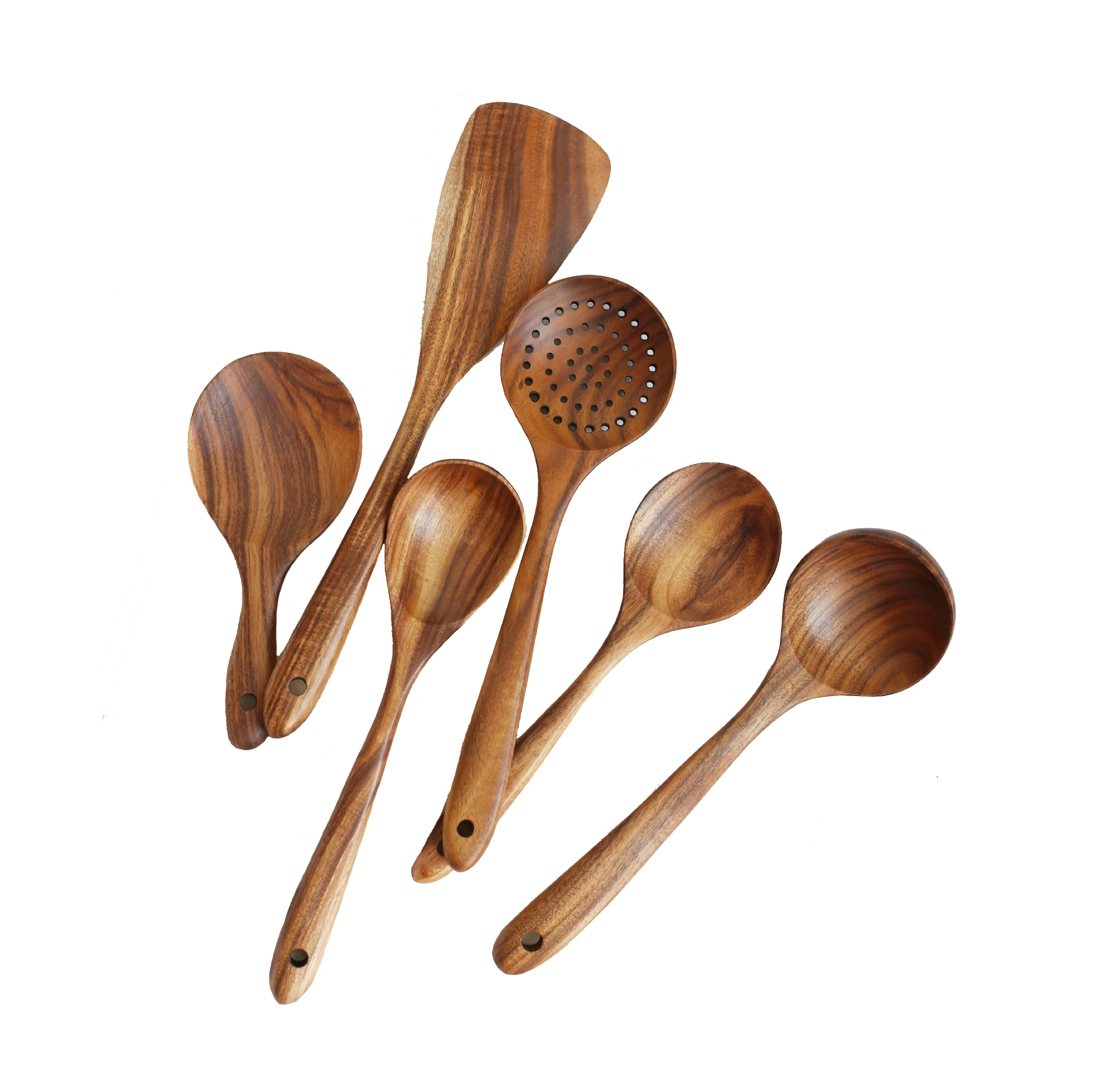 

Wood Kitchen Tools Spatular Spoon 5pcs cooking kitchenwares